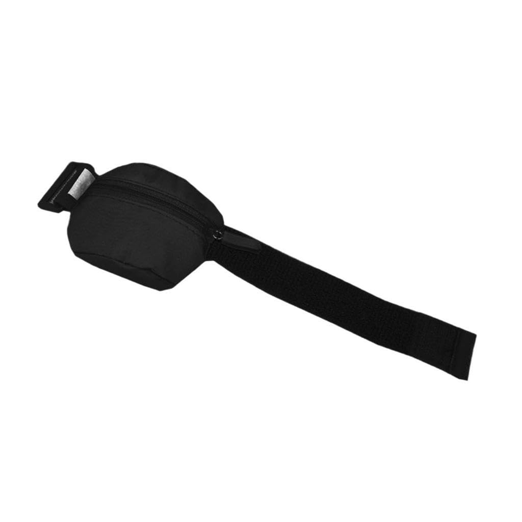 Oshhni Bracelet de Bracelet Sportif pour Les Hommes Portefeuille de Poignet étanche avec Fermeture éclair pour Le Cyclisme de Fitness, Noir