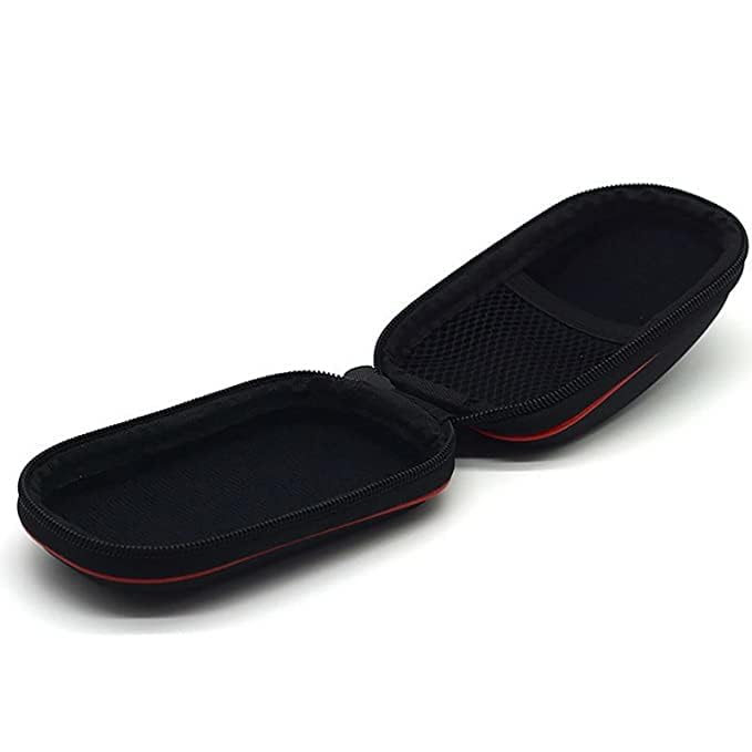 Image of FACTOTECH Hard EVA Storage Carrying Case Bag Fits Apple Magic Mouse (I and II 2nd Gen) and Carabiner (Black)