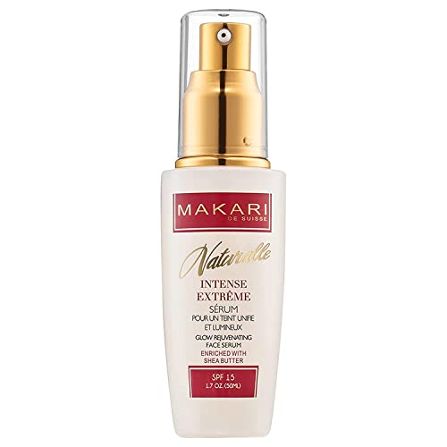 Makari Intense Extreme Toning Spot Treatment Serum SPF15 (1.7 oz) | Skin-Rejuvenating Serum with Shea Butter for Dry to Normal Skin Types | Helps Fade Blemishes, Soothe Wrinkles, and Brighten Skin