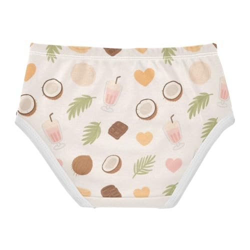 Girls' Underwear Coconut Heart Toddle Brief Panties 2-8 Years 203007342