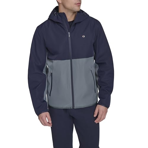 Champion Men's Performance Windbreaker Rain Jacket with Hood
