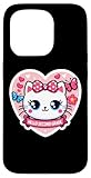 Bonjour, Fille de deuxième année, 2e année, Chaton, Chat, Retour à l'école Coque pour iPhone 15 Pro