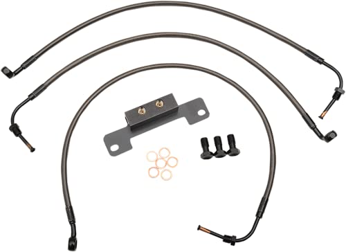 LA CHOPPERS LA-8011B16M Complete Handle Bar Cable/Brake Line Kit/Component Brakeline