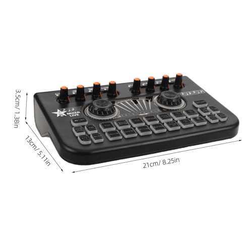 Format compact portable pour mixeur audio podcast compatible PC et streaming live instantané - 2