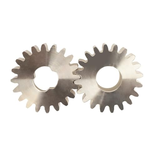 SQJZWOD 2PCS/Set High Precision Ice Cream Machine Extruder Pump Gears, Ice Cream Machine Parts Helical Gears Compatible with Taylor Compatible with Space