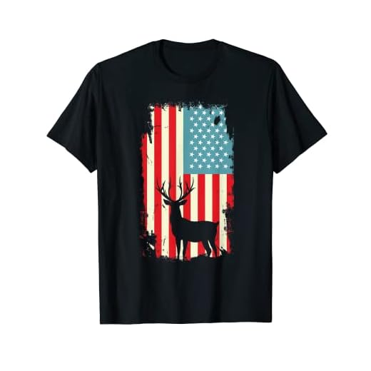 American Deer Hunter Patriotic T Shirt For men Women