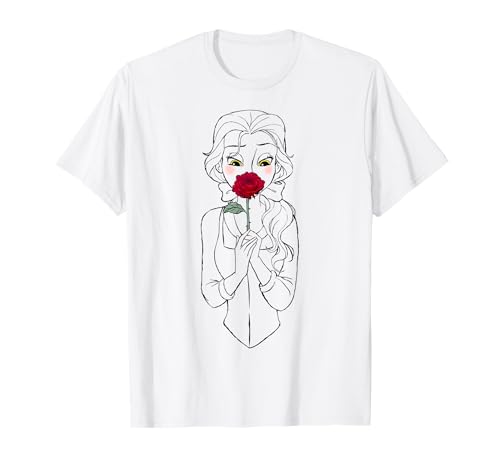 T-shirt Disney La Belle et la Bête cadeau parfait femme taille L rose