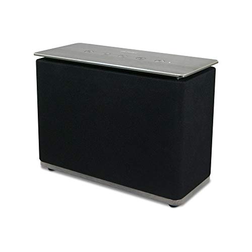 Metronic 477086 Speaker Internet Radio Wi-Fi Bluetooth Multiroom con Porta USB di Ricarica, Ingresso Cuffie 3,5mm - Nero