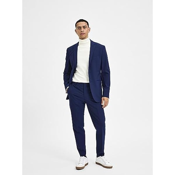 SELECTED HOMME herr Kostymbyxor Slhslim-josh Deep Blue Trs Adv B Noos