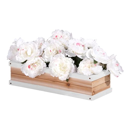 Bac à fleurs AXI marron et blanc pour maison enfant