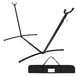 Hammock Stand Portable Heavy Duty Hammock Stand Portable Steel Stand Only for Outdoor Patio or Indoor with Carrying Case (No Hammock)