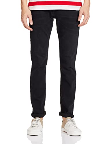 Amazon Brand – Inkast Denim Co. Men’s Carrot Stretchable Jeans (IN-CR-88F_Dark Grey_32)