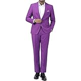 [FOMANSH] スーツ メンズ 上下セット 1つボタン スリム メンズズーツ 2点セット 大きいサイズ M-6XL ビジネス 演出 クリスマス