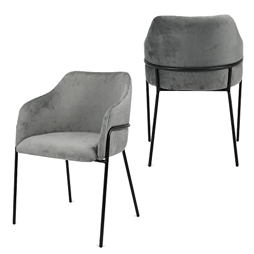 STSDOHAB Accent Dining Sofa Armchair Set of 2 Elegant Velvet Mid-Back Support Modern Upholstered Living Room Leisure Chairs for Bedroom STSDOHAB Accent Dining Sofa Armchair Set of 2 Elegant Velvet Mid-Back Support Modern Upholstered Living Room Leisure Chairs for Bedroom