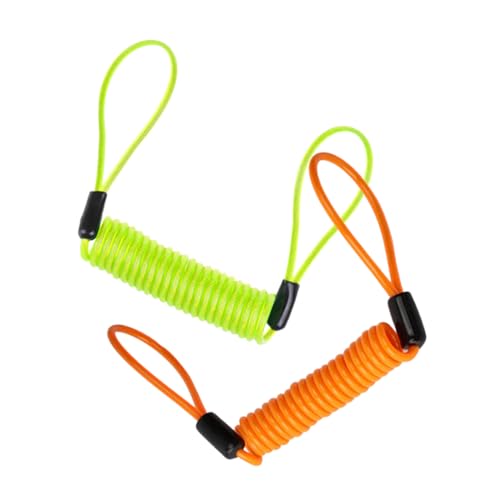 CHILDWEET 2piezas Cerrojo De Disco De Seguridad Cable para Motocicleta y Bicicleta De Longitud Instalación Sencilla y Alta Durabilidad Accesorio Anti-Robo para Aparcamiento Seguro