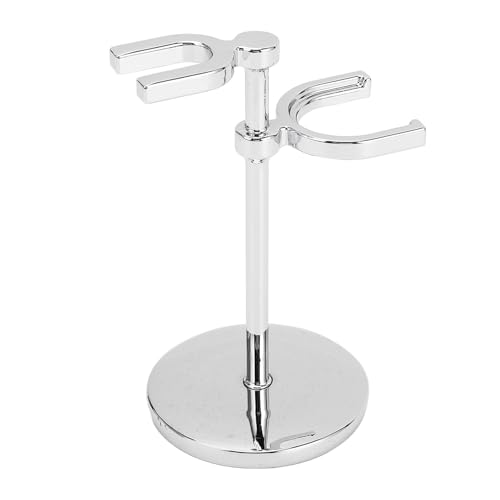 Dioche Shaving Brush Holder, Salon Barbershop Shaving Holder Metal Shaving Brush Stand Rack Beard Shaving Stand