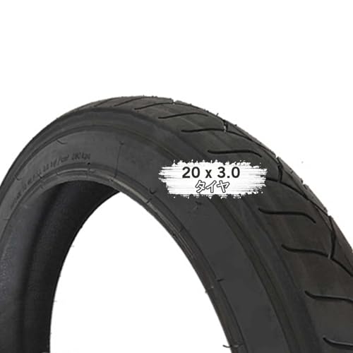 20x3.0 Fatbike-Reifen, 40 PSI / 280 KPa, 20x3.0 Punctursicher Reifen, Hochfestes Gummi, All-Terrain-Profil für Schnee, Sand, Schlamm, Berge, E-Bike