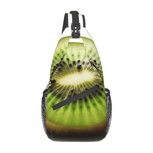 Sac à bandoulière vert kiwi réglable et ergonomique pour tous