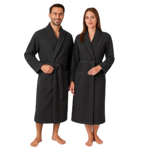 Betz Bademantel mit Schalkragen aus 100% Baumwolle – Frottee...