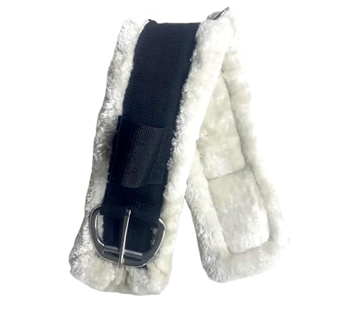 XUZHID Wear Belt?Horses Fleece Girth Fleece Western Cinches Breathable Horse Cinches Girth Heavy Duty Saddles Accessories for Training