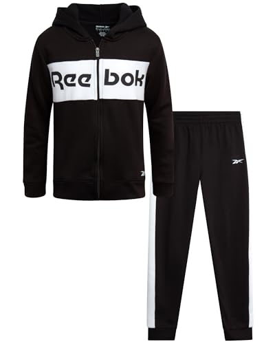 Recopilación de Chándales para Niño disponible en línea para comprar. 41 Reebok Conjunto De Chándal Para Niño: Sudadera Deportiva De 2 Piezas Con Capucha Y Cremallera De Forro Polar Y Pantalones Deportivos Para Niño, Talla,