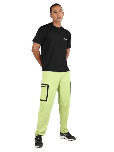 Image of CHKOKKO Men's Regular Fit Mid Rise Designer Track Pant Lower with Pocket