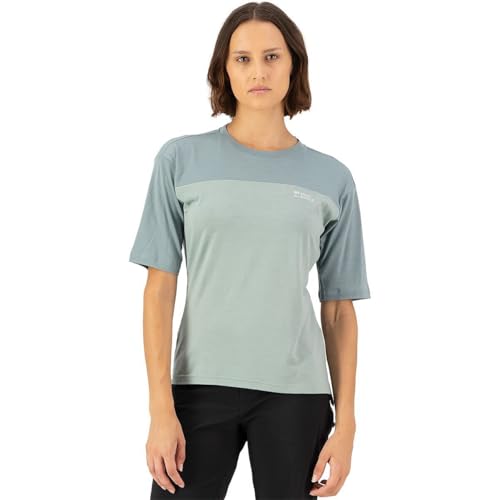 Mons Royale Diversion Merino Short-Sleeve Bike Jersey - Women's Dew/Desert Sage, M