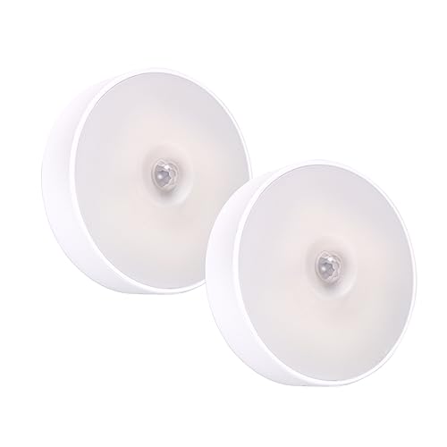EXTRASTAR Set di 2 luci notturne a LED con sensore di movimento, 3 modalità 6500 K, luce notturna per bambini, per camera da letto, cucina, corridoio, scala, soggiorno, non dimmerabile