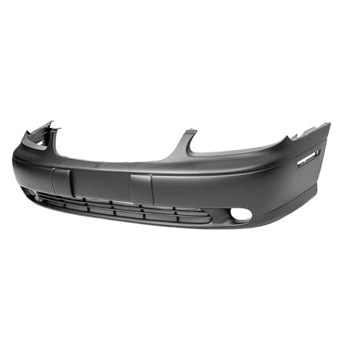 Image of FitParts Compatible with Chevrolet Malibu 1997-2005 Front Bumper Cover | Primed, With Fog Light Holes, Sedan, Ready to Paint, OEM 12463112, GM1000540