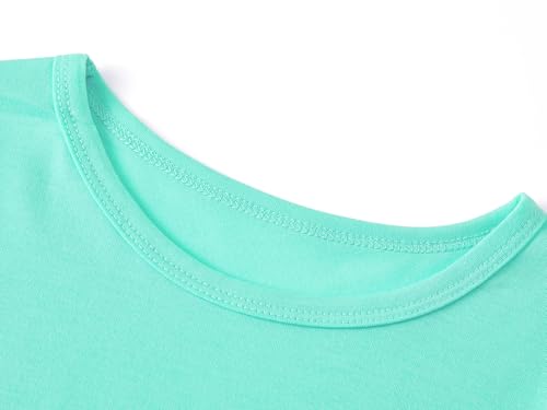 Beezizac Big Boys Pajamas Teal & Navy Face 2-Piece Fun Short Sleeve PJ Set Kid Cozy Sleepwear Children Size 6-182