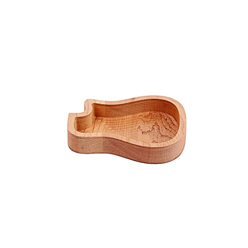 Ogdni Guitar Wood Picks Box Guitar Shaped Guitar Pick Storage Plectrum Container for Guitar Accessories, 30-69MR-GMP6, Large - Image 4