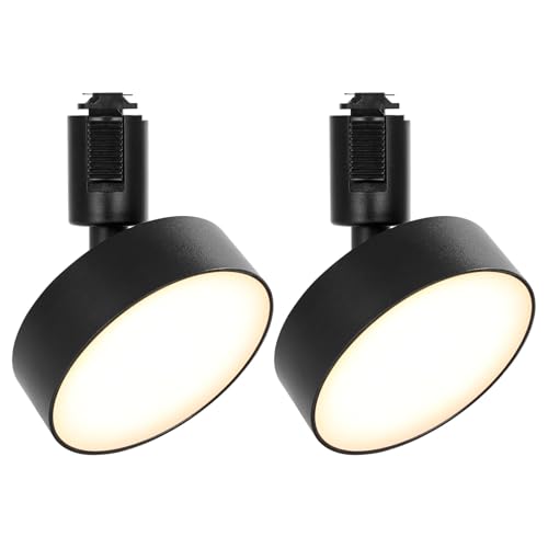 szbritelight ダクトレール用スポットライト LED照明 100W相当 広範囲な発光 取付け簡単 器具一体型 電球色3000K 角度調節可能 ライティングレールライト インテリア 925lm 10W ブラック 2個セット