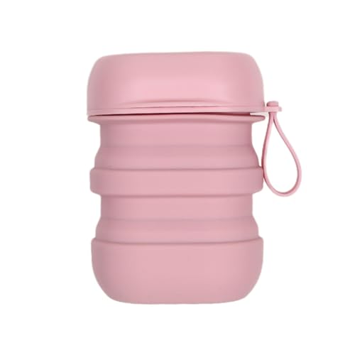 NUSSKACKA 旅行、お風呂、ジム、キャンプ、トレッキング、アウトドアに適した多機能折りたたみ式のポータブルソープケースです。(ピンク)