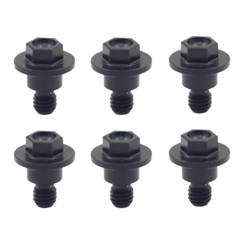 Vis moto M6x12 noire anti-vibration pour réparer les fixations de carénage