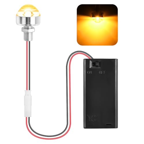 Mini Luces LED para Casa de Muñecas, Luces LED en Miniatura, Luces LED Pequeñas, Luces LED Pilas, Mini Luz LED para Vitrinas Casas de Muñecas Bricolaje