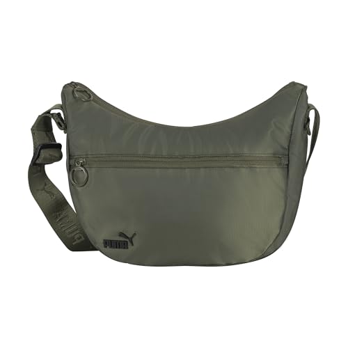 PUMA Bolsa transversal o dia todo, Oliva, One Size