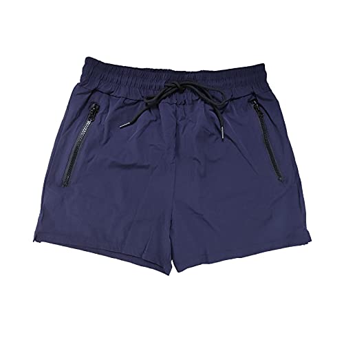 Mens Swim Briefs Slim Swimwear Sexy Breathable Mens Swim Trunks Beachwear Chic Printed Surf Beach Pants Navy4