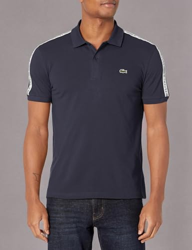 Lacoste Men's Logo Stripe Piqué Polo Shirt3