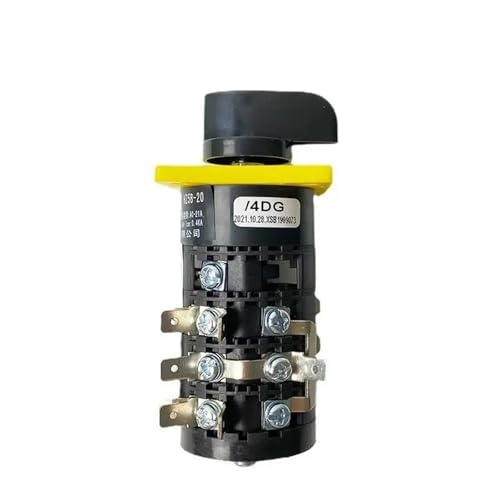 Interruptor de leva giratorio HZ5B-20/4DG selector de motor de 4 polos 20A 3