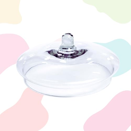 BOMBONIERE DE VIDRO COM TAMPA 13CM MARACANA LUXO