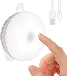 RTSU Baby Night Lights for Kids, Rechargeable Bedside Nursery Lamp for Breastfeeding, Dimmable LED Cupboard Lights Closet Lights Cabinet Light, Stick on Touch Light with Brightness Memory