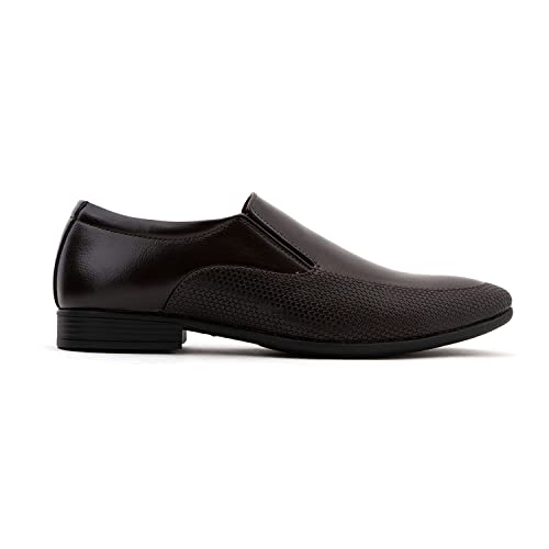 Image of Khadim's 7236244 Premium Stylish Lightweight Comfortable Durable & Sleek Design Formal Slip-On Shoes for Men