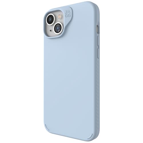 Coque MagSafe en silicone ZAGG Manhattan pour iPhone 15 Plus, protection premium en graphène