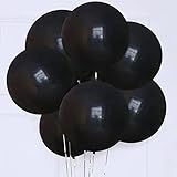 15pcs Latex Big Balloons 24 Inch Black Large Balloons Giant Heavy Duty Balloons for Wedding Baby Shower Birthday Father's Day Party Decorations