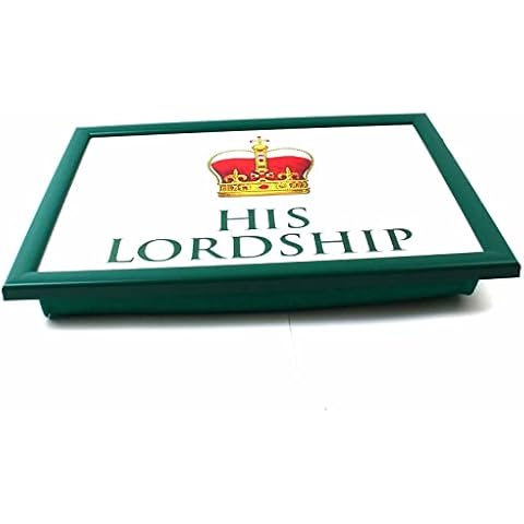 His Lordship Lap Tray Serving Bean Bag TV Bed Soft Cushion Padded of Leonardo Collection Cover