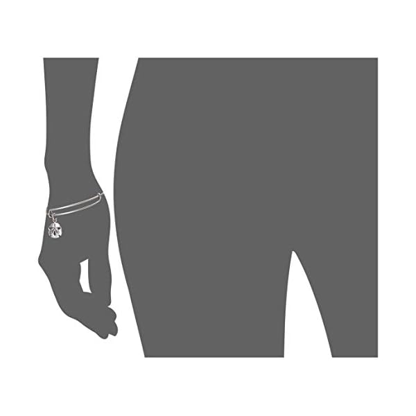 Alex and Ani Sand Dollar III Rafaelian Silver Bangle Bracelet