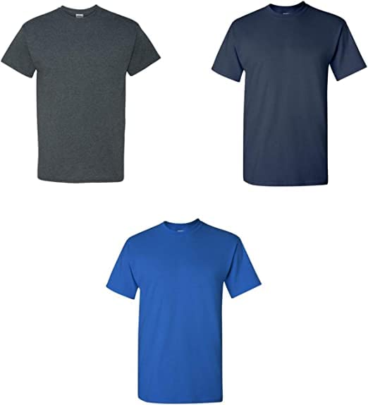 Image of Gildan Men's Heavy Cotton Adult T-Shirt, 3-Pack
