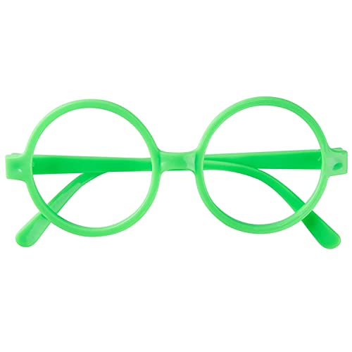 Óculos Mirabel para crianças com armação redonda verde para cosplay (óculos, óculos)