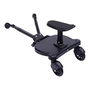 Rogonpdk Schwarz Buggy Board mit Sitz