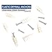 100pcs/set Self-Drilling Drywall Plastic Anchors with Screw Kits Plasterboard Anchors Home Curtain Drywall Tool